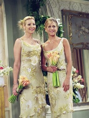 Rachel Green's iconic bridesmaid dress from Friends